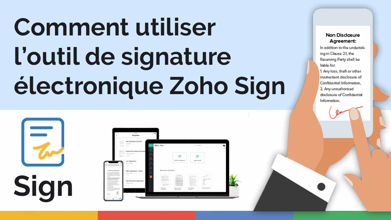 Comment utiliser l’outil de signature électronique Zoho Sign