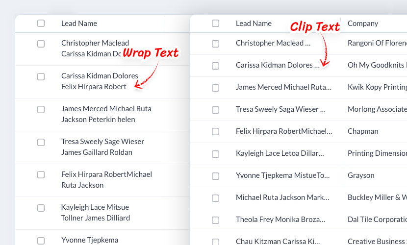 Introducing Wrap text and Clip text options Introducing Wrap text and Clip text options