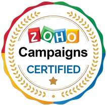 ZOHO CAMPAIGNS CERTIFICATE'S BADGE