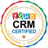 ZOHO crm certified badge