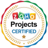 ZOHO projects certified badge