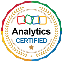 ZOHO analytics certified badge