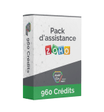 Pack d'assistance ZOHO 960 crédits - Support technique rapide et efficace