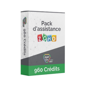 Pack d'assistance ZOHO 960 crédits - Support technique rapide et efficace