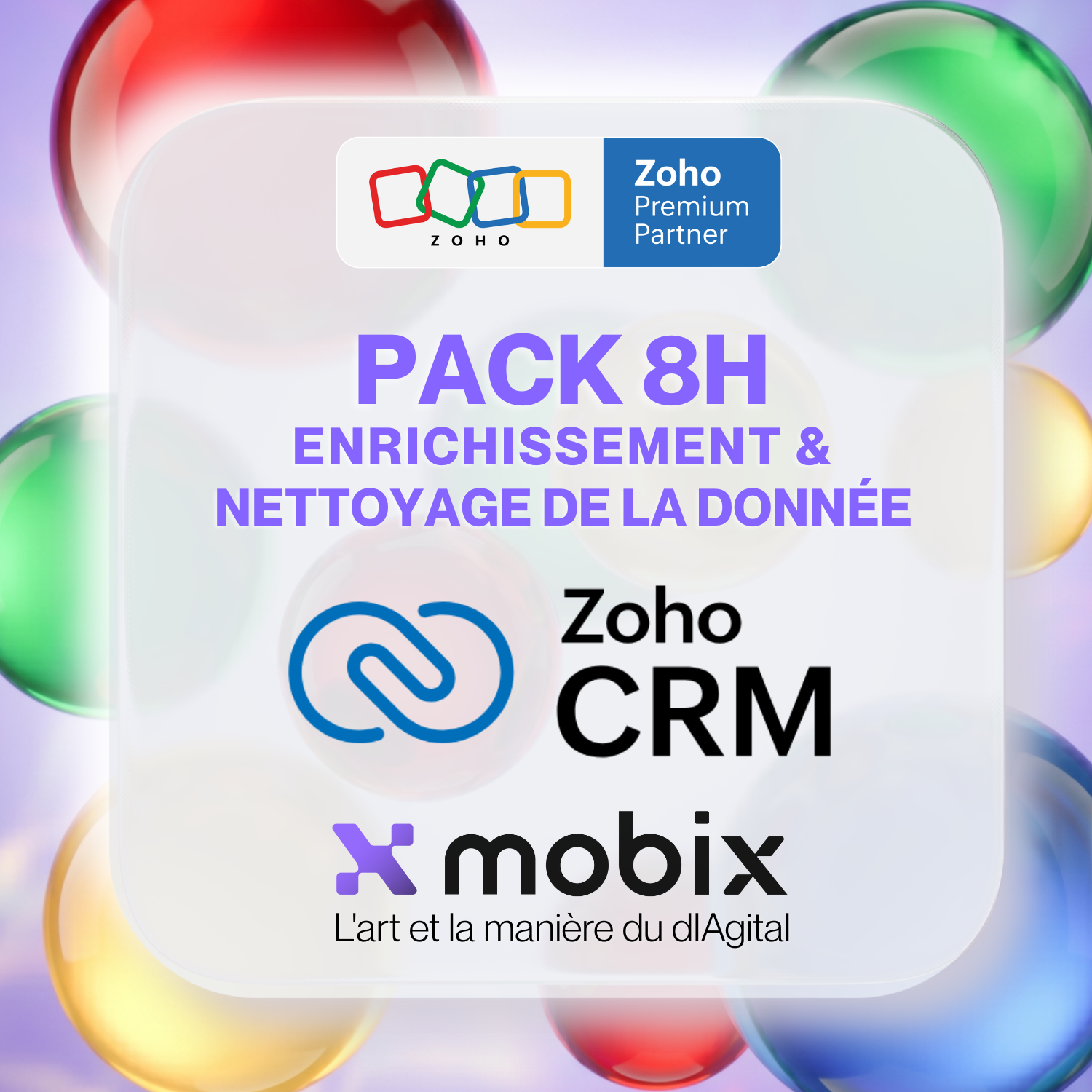 Zoho CRM - Pack Enrichissement et nettoyage de la donnée-8 heures