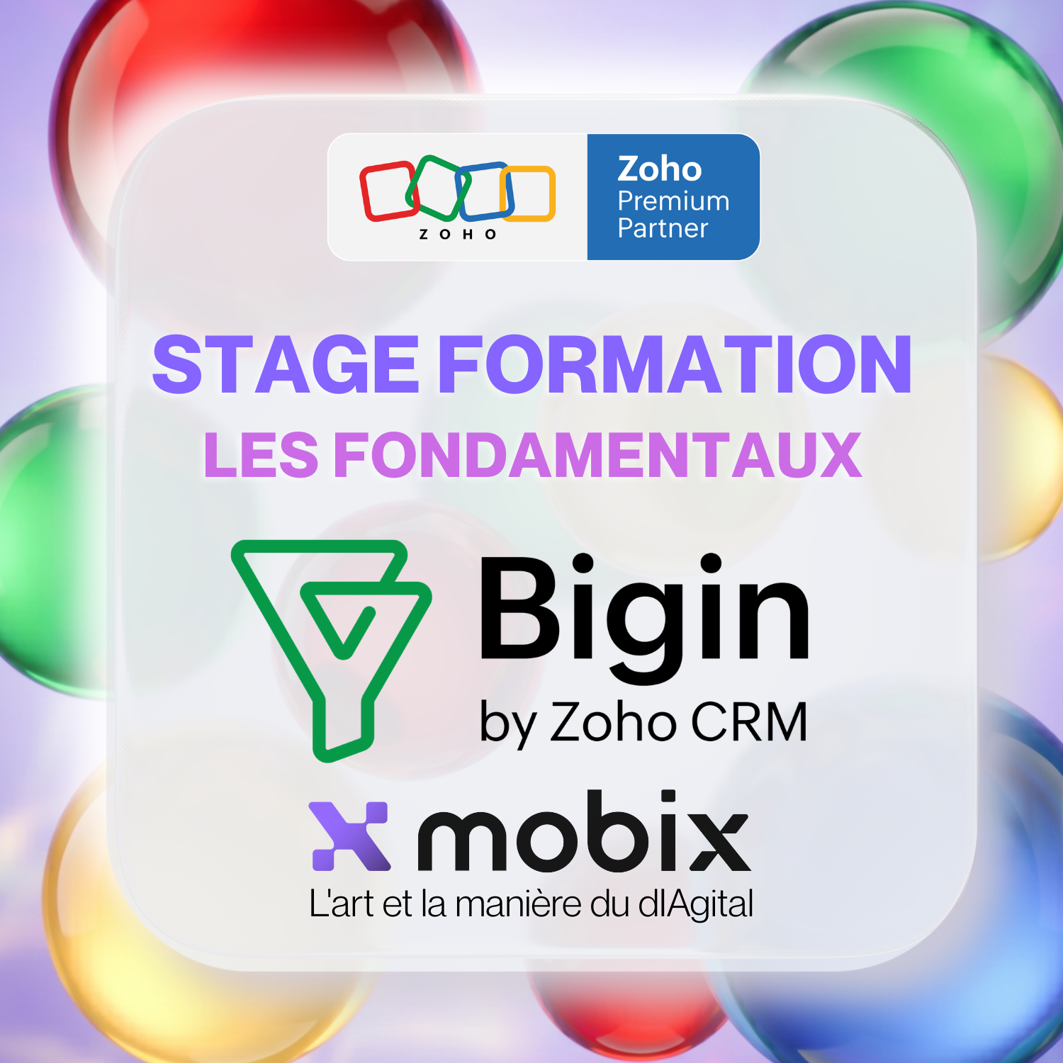 Stage Formation | Zoho Bigin, les fondamentaux