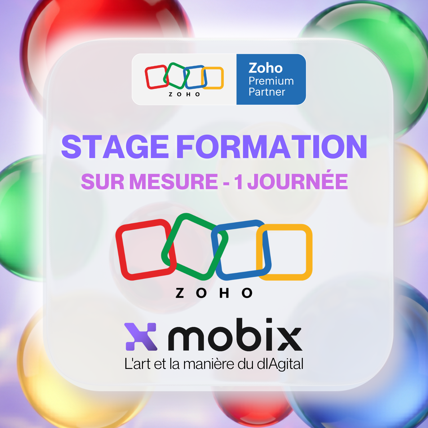 Stage Formation sur mesure | 1 journée Zoho