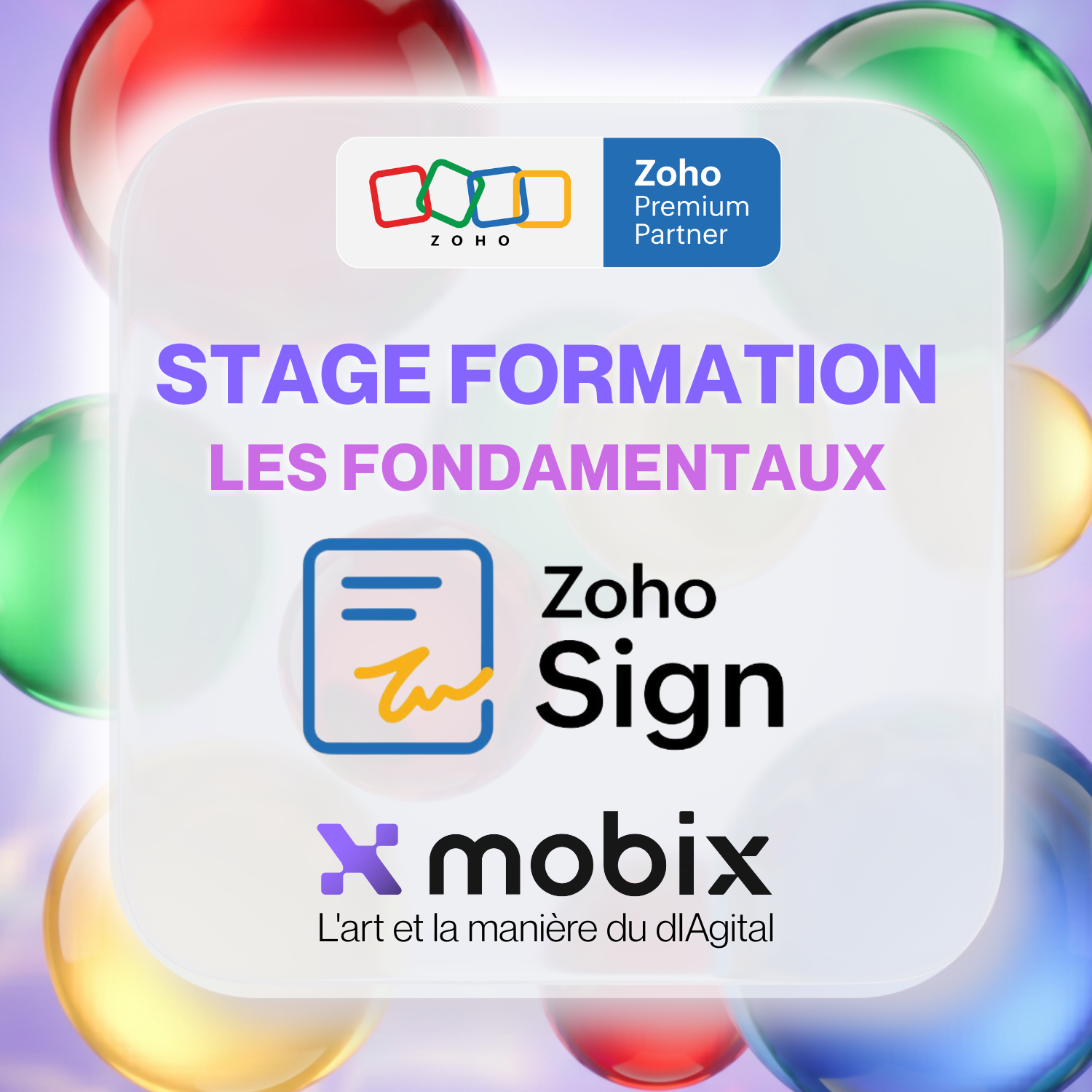 Stage Formation | Zoho Sign, les fondamentaux