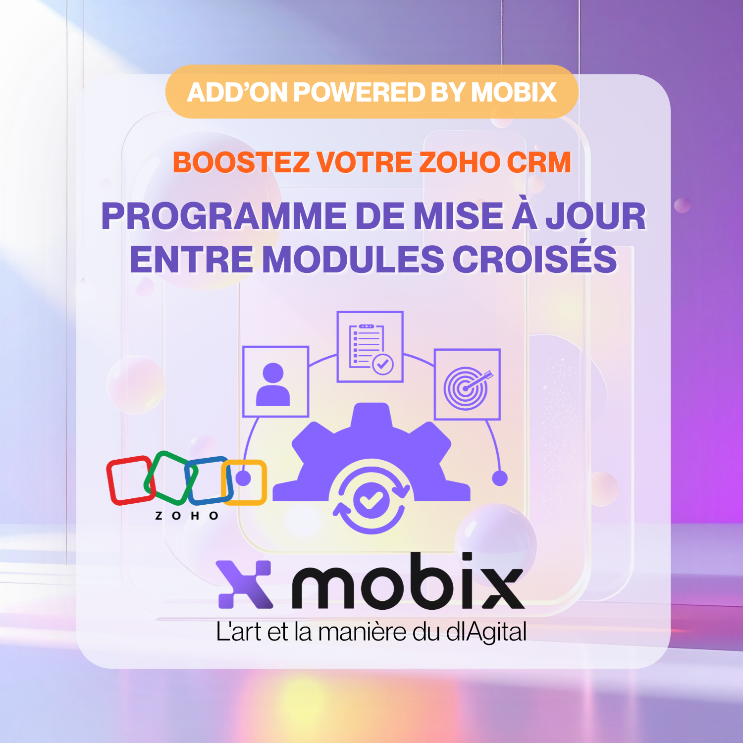 Add'On | Zoho CRM : Mise à jour entre modules croisés